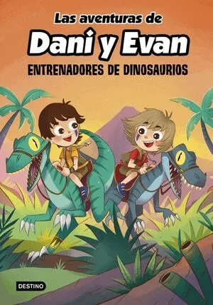 Portada de Las aventuras de dani y evan 3: Entrenadores de dinosaurios tapa dura