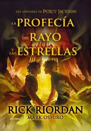 Portada de Aventuras de nico di angelo 1: Profecia del rayo y las estrellas