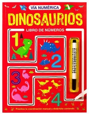 Portada de Dinosaurios. Libro interactivo víia numerica