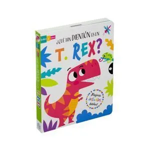 Portada de ¿Que tan dienton es un t-rex? : Libro con ventanas deslizables