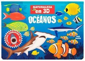 Portada de Oceanos. Naturaleza en 3d pop-up