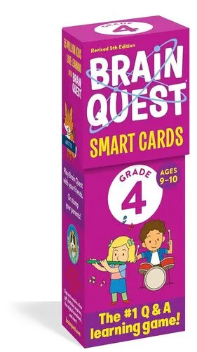 Portada de Brain quest 4th grade smart cards