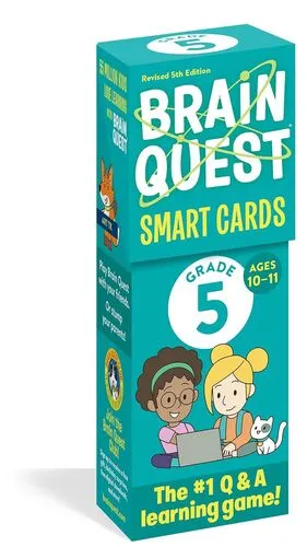 Portada de Brain quest 5th grade smart cards