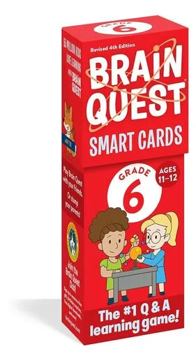 Portada de Brain quest 6th grade smart cards