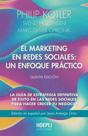 Portada de El marketing en redes sociales: Un enfoque practico (5ª ed.)