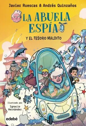 Portada de La abuela espia 1: Y el tesoro maldito