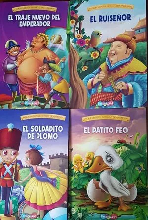 Portada de Pack peque cuentos de hadas de andersen II (traje nuevo del emperador, ruiseñor, soldadito de plomo, patito feo)bbmcw9718