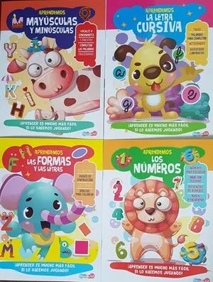 Portada de Aprende letras y numeros (4 modelos) badar4110