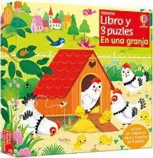Portada de En una granja (libro y puzzle)
