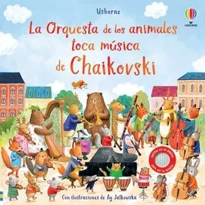 Portada de La orquesta de los animales toca música de chaikovski