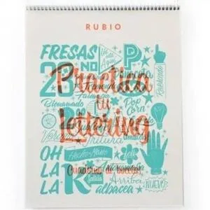 Portada de Cuaderno bocetos lettering