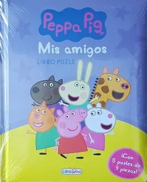 Portada de Puzzle madera encajable peppa pig mis amigos ld0944