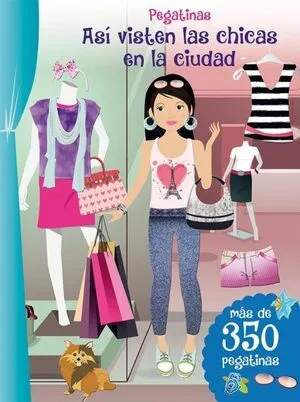 Portada de Asi visten las chicas en la ciudad (pegatinas)