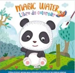 Portada de Magic water: Libro de colorear panda cpc201