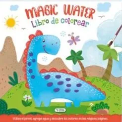 Portada de Magic water: Libro de colorear dinosaurio cpc201