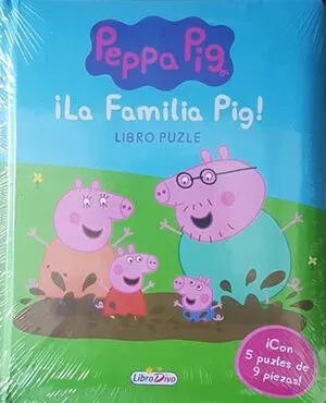 Portada de Puzzle madera encajable peppa pig la familia pig ld0944