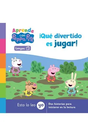 Portada de Peppa pig lectoescritura. ¡Qué divertido es jugar!