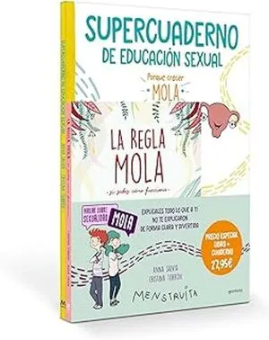 Portada de Pack aprende con menstruita (la regla mola + supercuaderno de edu cación sexual) (menstruita)