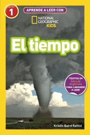 Portada de Aprende a leer con national geographic (nivel 1) - el tiempo