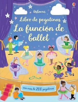 Portada de La funcion de ballet. Mi pequeño libro de pegatinas