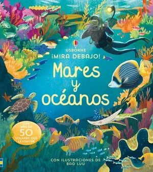 Portada de Mira debajo: Mares y oceanos