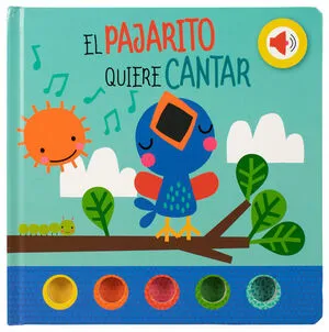 Portada de Cuento infantil: Botones el pajarito quiere cantar