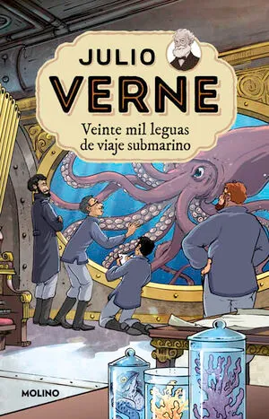 Portada de Julio verne 4: Veinte mil leguas de viaje submarino
