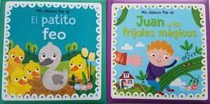 Portada de Mis clasicos pop up (patito feo, juan y los frijoles magicos) bfmmt2902