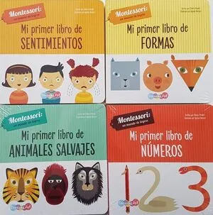 Portada de Mi primer libro de los (sentimientos, numeros,animales salvajes,formas montessori) bbwsk0008