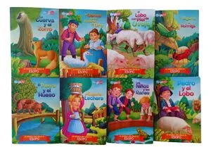 Portada de Coleccion las increibles mini-fabulas de esopo 8 titulos bbigl2212
