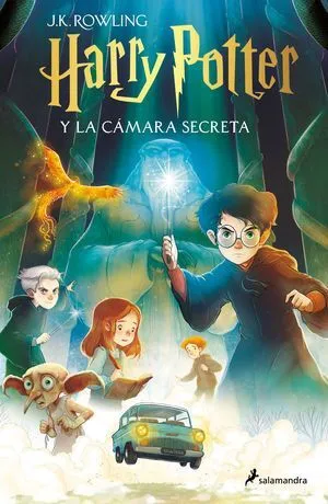 Portada de Harry potter 2: La cámara secreta (edic con ilustraciones) pasta suave