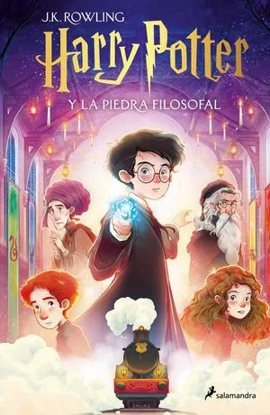 Portada de Harry potter 1: La piedra filosofal (edic con ilustraciones) pasta suave