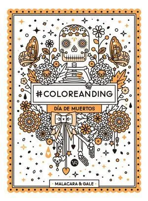 Portada de Coloreanding. Día de muertos