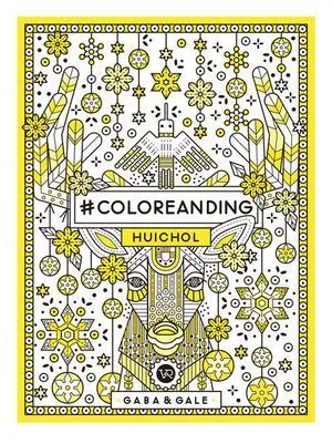 Portada de Coloreanding. Huichol