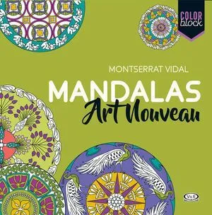 Portada de Mandalas art nouveau color block