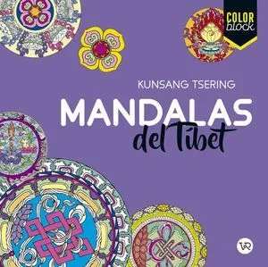 Portada de Mandalas del tíbet color block