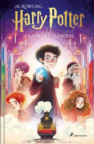 Portada de Harry potter 1: La piedra filosofal (edic con ilustraciones - tapa dura)