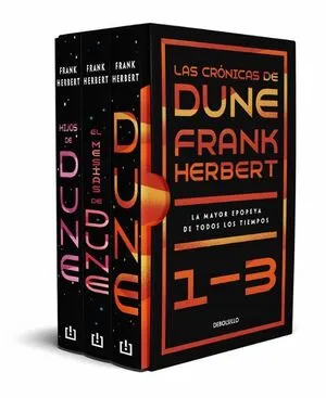 Portada de Dune estuche: Dune / el mesías de dune / hijos de dune