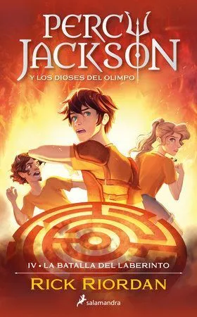 Portada de Percy jackson 4: La batalla del laberinto