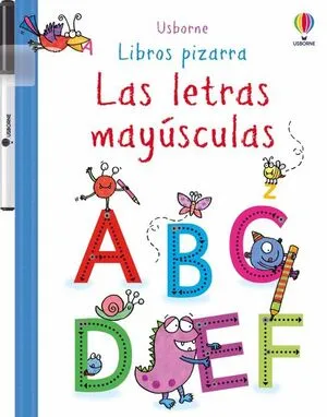 Portada de Las letras mayúsculas libro pizarra
