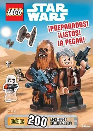 Portada de Lego star wars. ¡Preparados! ¡Listos! ¡A pegar!