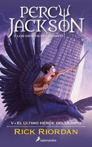 Portada de Percy jackson 5: El último héroe del olimpo