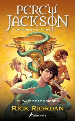Portada de Percy jackson 6: El caliz de los dioses