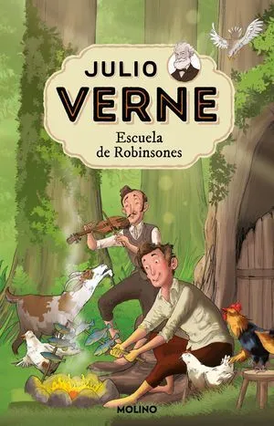 Portada de Julio verne 6: Escuela de robinsones