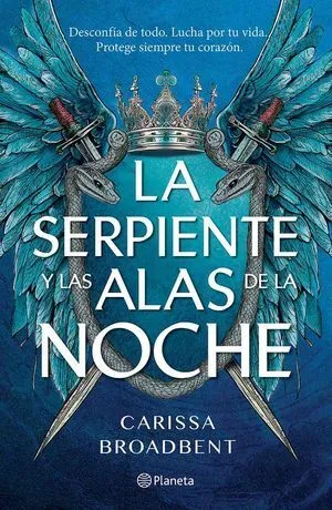 Portada de Coronas de nyaxia 1: La serpiente y las alas de la noche