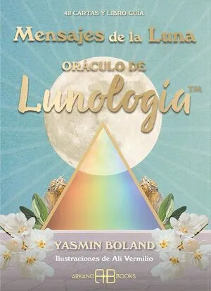 Portada de Mensajes de la luna (48 cartas y libro guía)