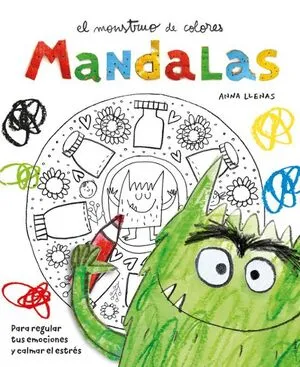Portada de El monstruo de colores mandalas