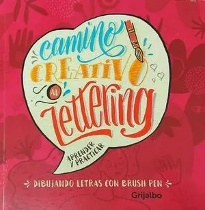 Portada de Dibujando letras con brush pen - camino creativo al lettering
