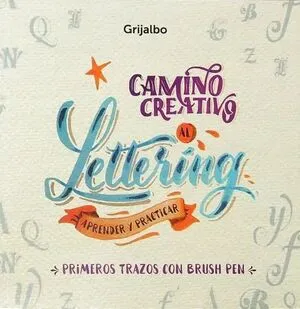 Portada de Primeros trazos en brush pen - camino creativo al lettering