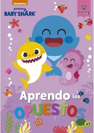 Portada de Aprendo los opuestos con baby shark
